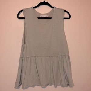 Pale green Free People tank M